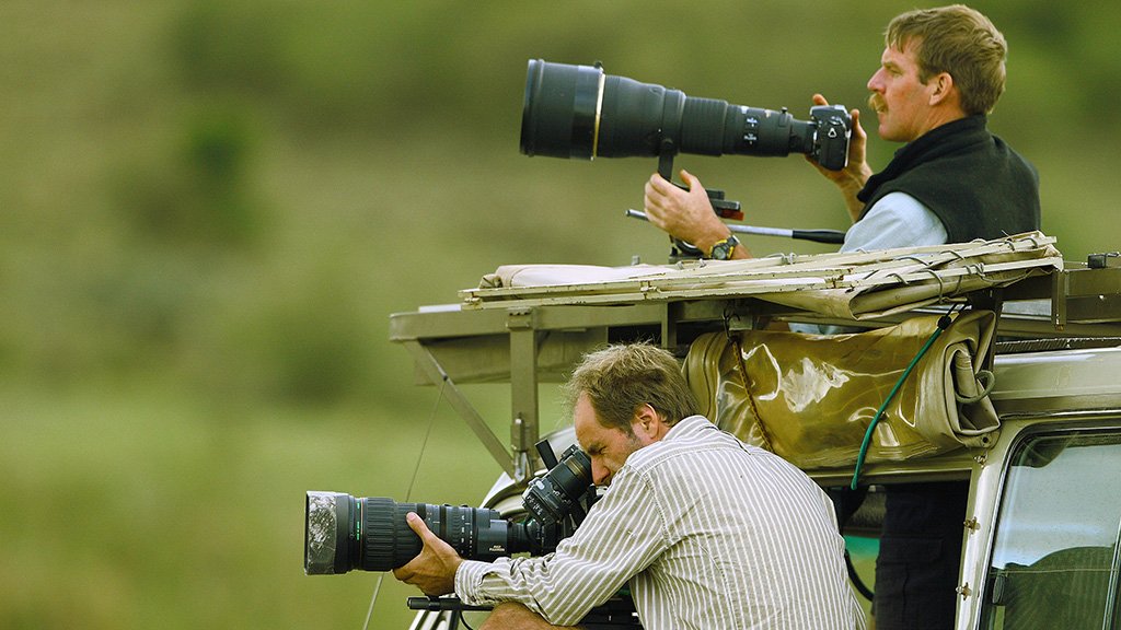 Fotografen und Filmer in der Mara